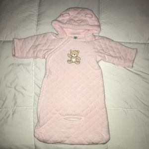 Little Me Baby Girl Snowsuit Sack